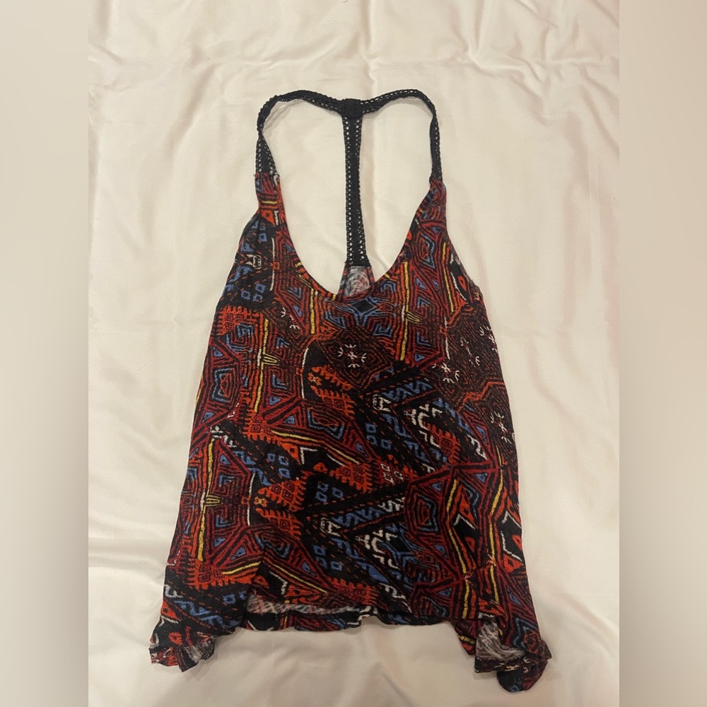 Forever 21 Patterned Flowy Tank - Picture 3 of 5